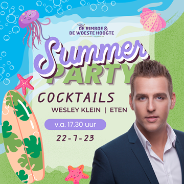 Summer party met zanger Wesley Klein